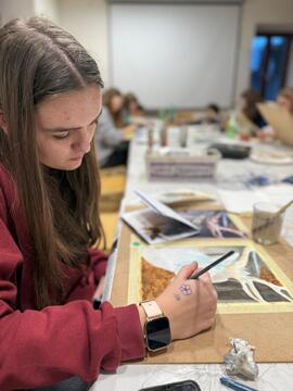 1 Učenci med delavnicami